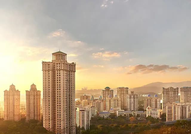 Hiranandani township skyline at sunset - Hiranandani's legacy arrives in Goa